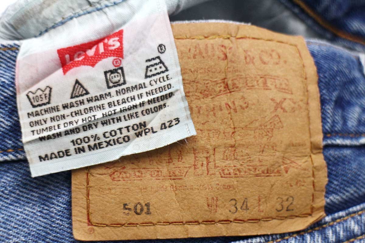 90s メキシコ製 Levi'sリーバイス 501 DECEMBER 1999 デニム