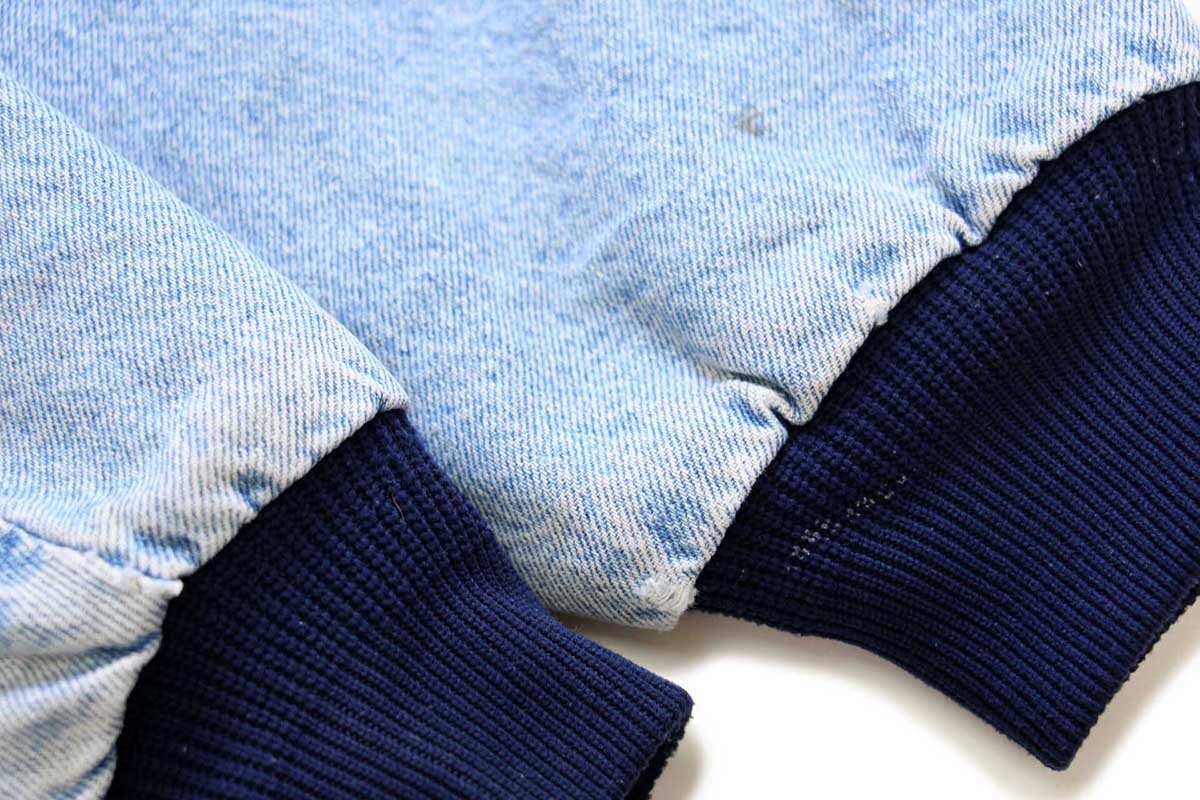 80s OSHKOSH B'GOSH 総柄 ブランケットライナー デニムパーカー 80s OSHKOSH B'GOSH 総柄 ブランケットライナー デニムパーカー