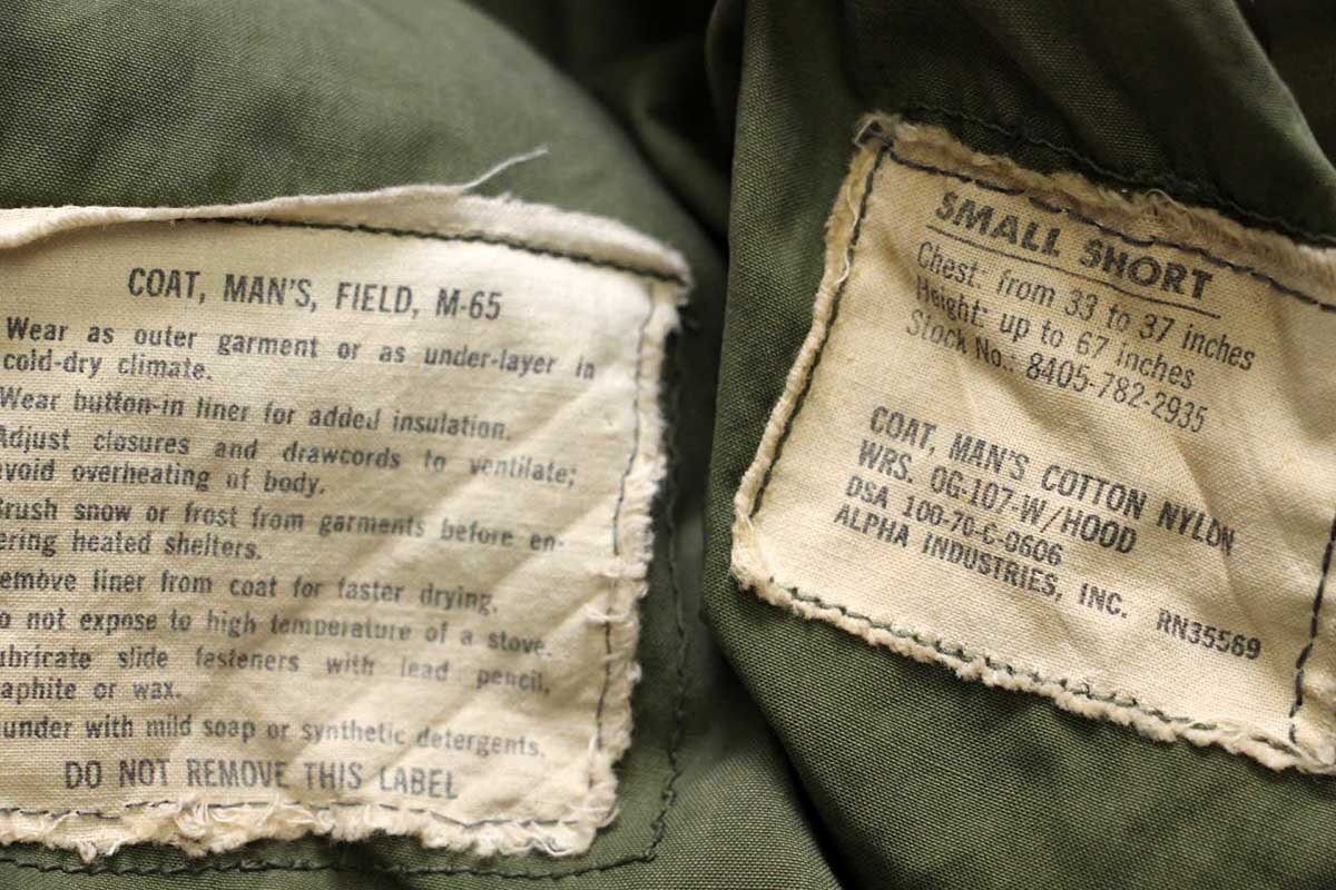 70s 米軍 U.S.ARMY M-65 フィールドジャケット 2nd オリーブ