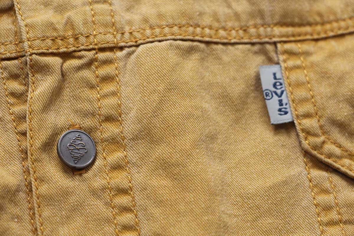 90s Levi'sリーバイス コットンシャツ マスタード L - Sixpacjoe