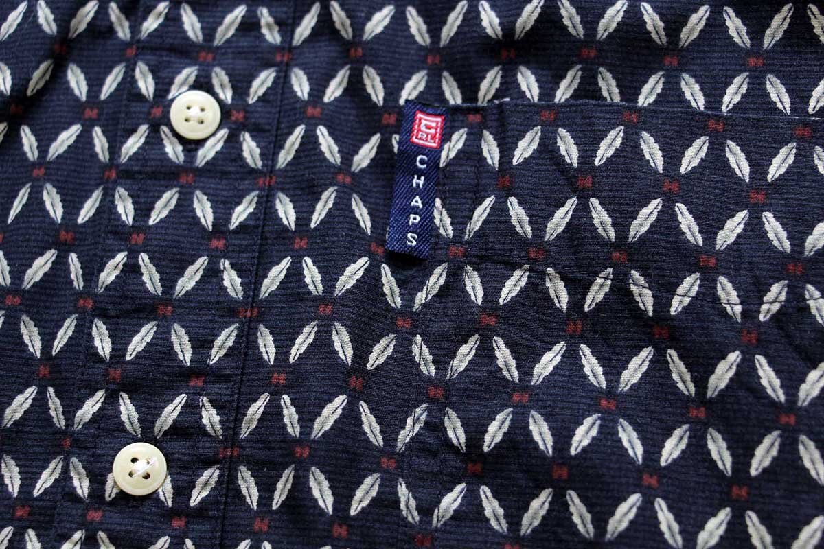 00s CHAPS ラルフローレン 総柄 ボタンダウン 半袖 コットン 00s CHAPS ラルフローレン 総柄 ボタンダウン 半袖 コットン
