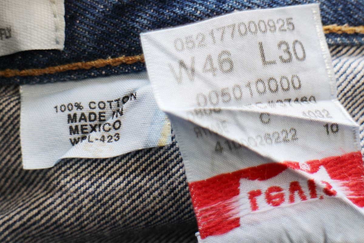 00s メキシコ製 Levi'sリーバイス 501 デニムパンツ w46 L30