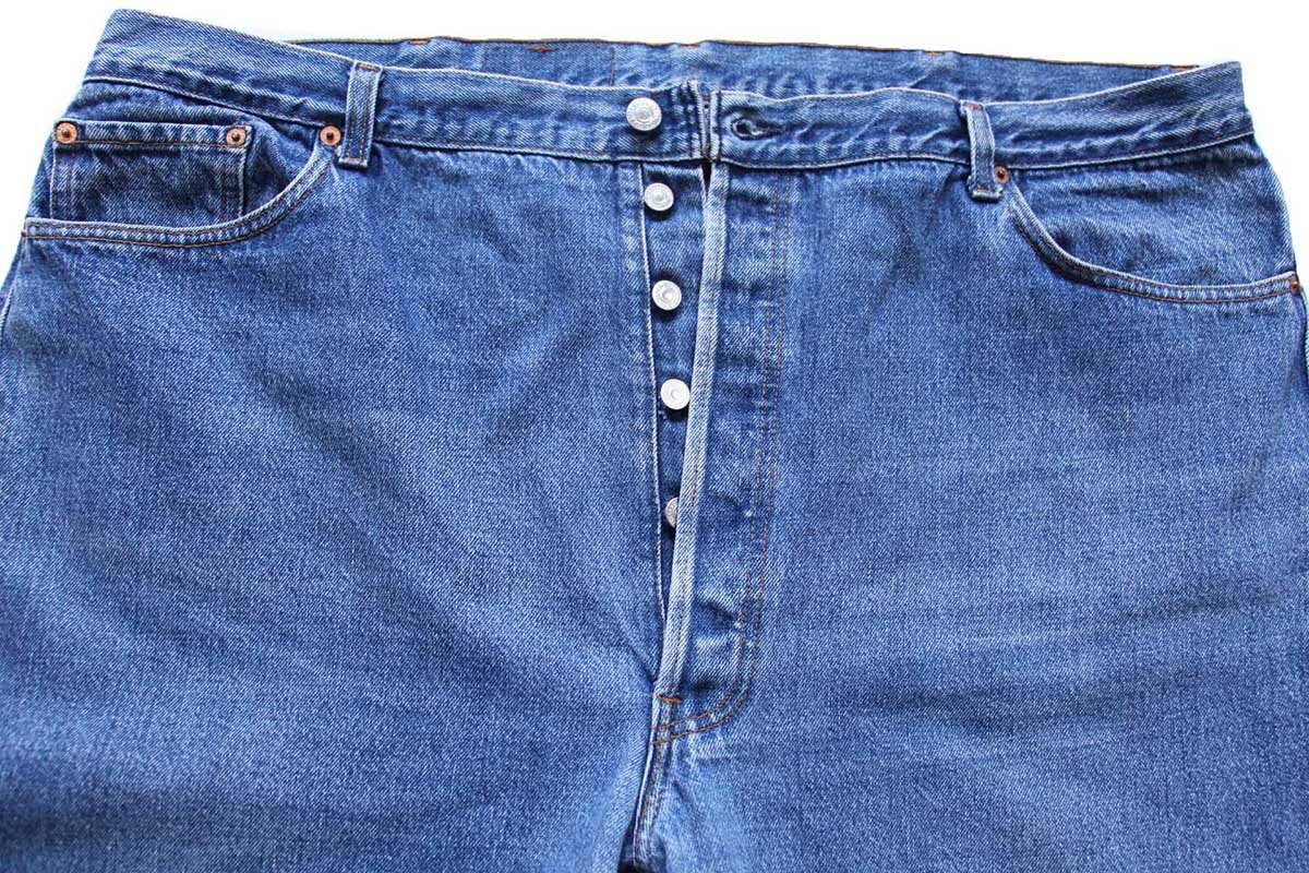 80s USA製 Levi'sリーバイス 501 デニムパンツ w48☆164 特大