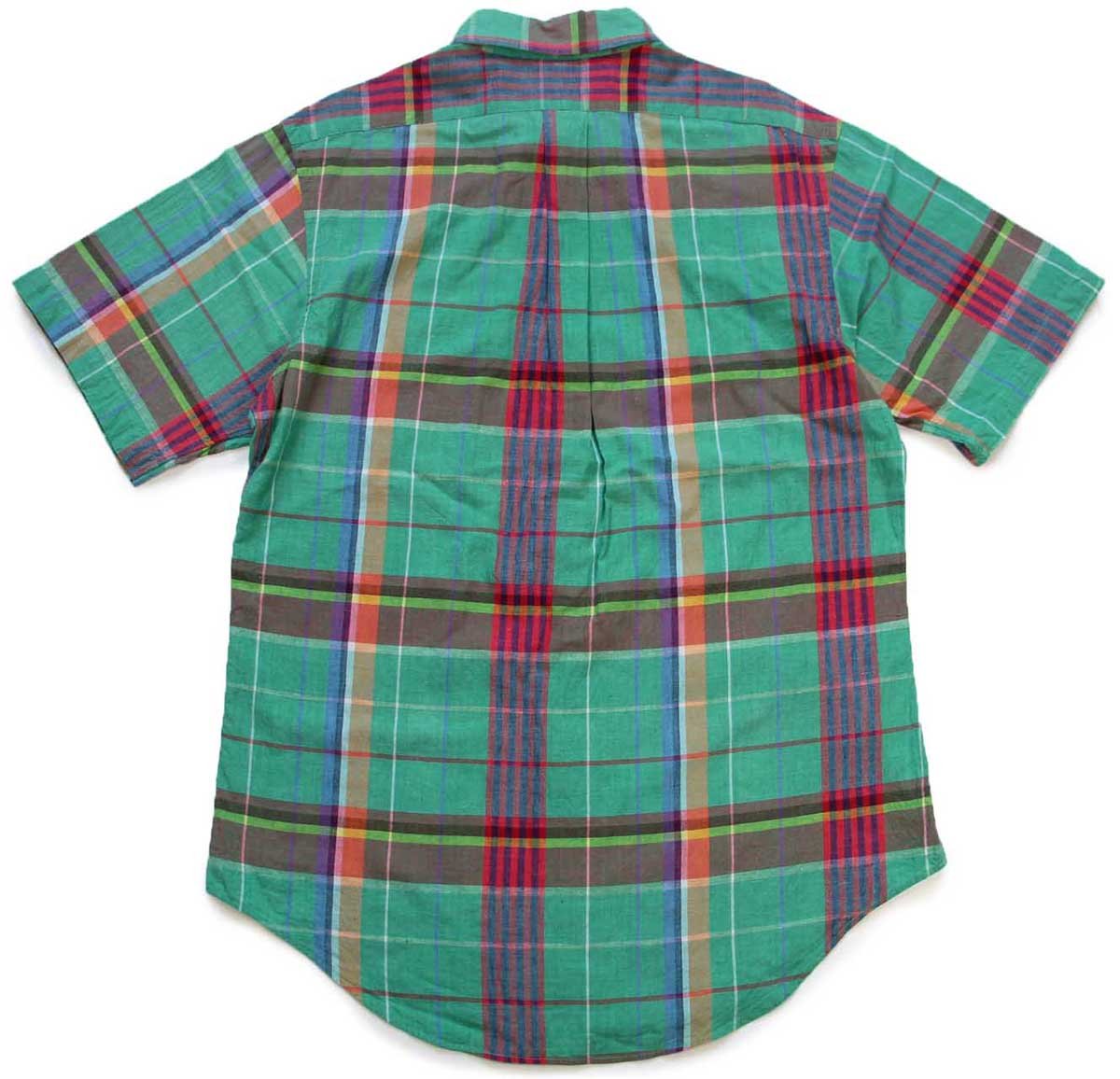 Ralph Lauren - 美品 Ralph Lauren マドラスチェック ボタンダウンシャツ M POLO RALPH LAUREN / ラルフ ローレン CUSTOM FIT マドラス