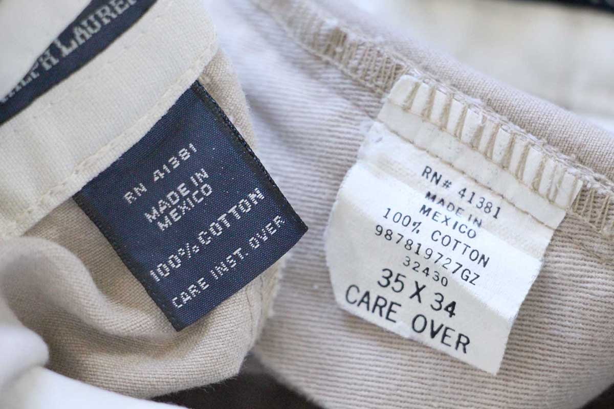 【超貴重！】 RRLウエスタンチノ　アメリカ製　ほぼデッドストック DEAD STOCK NOS Polo Ralph Lauren SELVEDGE CHINO ポロラルフ