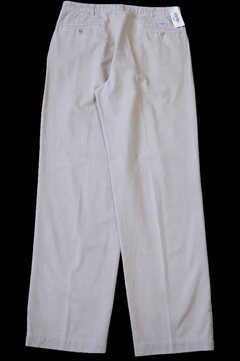 POLO ラルフローレン 90s ポロチノW34 L32メキシコ製 90s メキシコ製 ポロ ラルフローレン ANDREW PANT ツータック