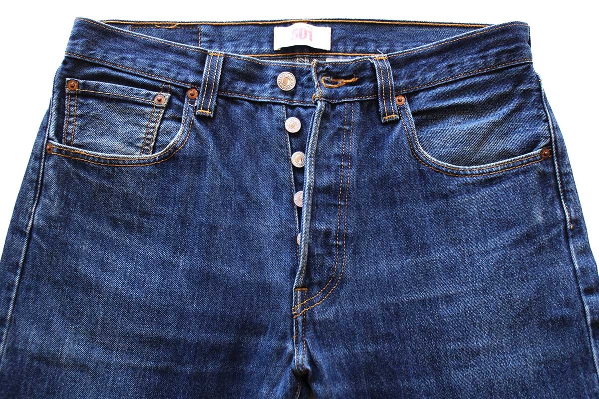 画像4: 00s メキシコ製 Levi'sリーバイス 501 デニムパンツ ヒゲ W32★SDP4355 (4)