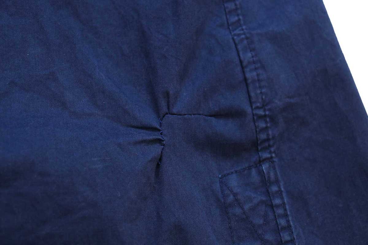 画像9: 00s ポロ ラルフローレン ROYAL NAVY コットンポプリン モーターサイクルコート 紺 L★ロイヤルネイビー (9)