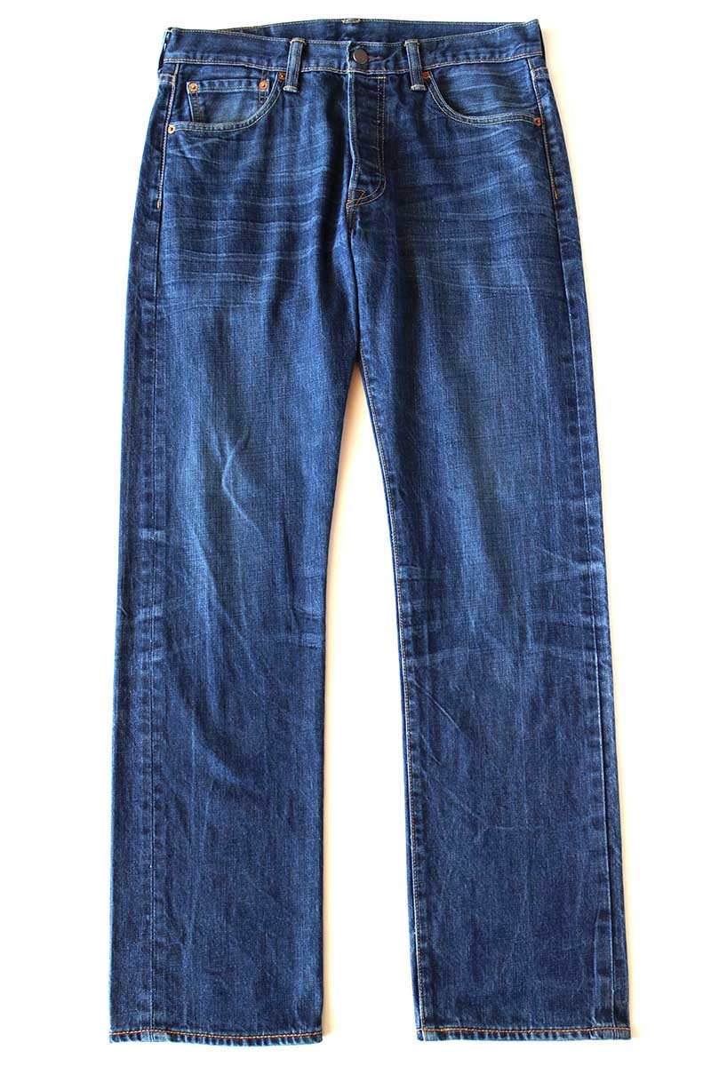 画像2: メキシコ製 Levi'sリーバイス 501 USED加工 デニムパンツ W32 L32★SDP4340 (2)