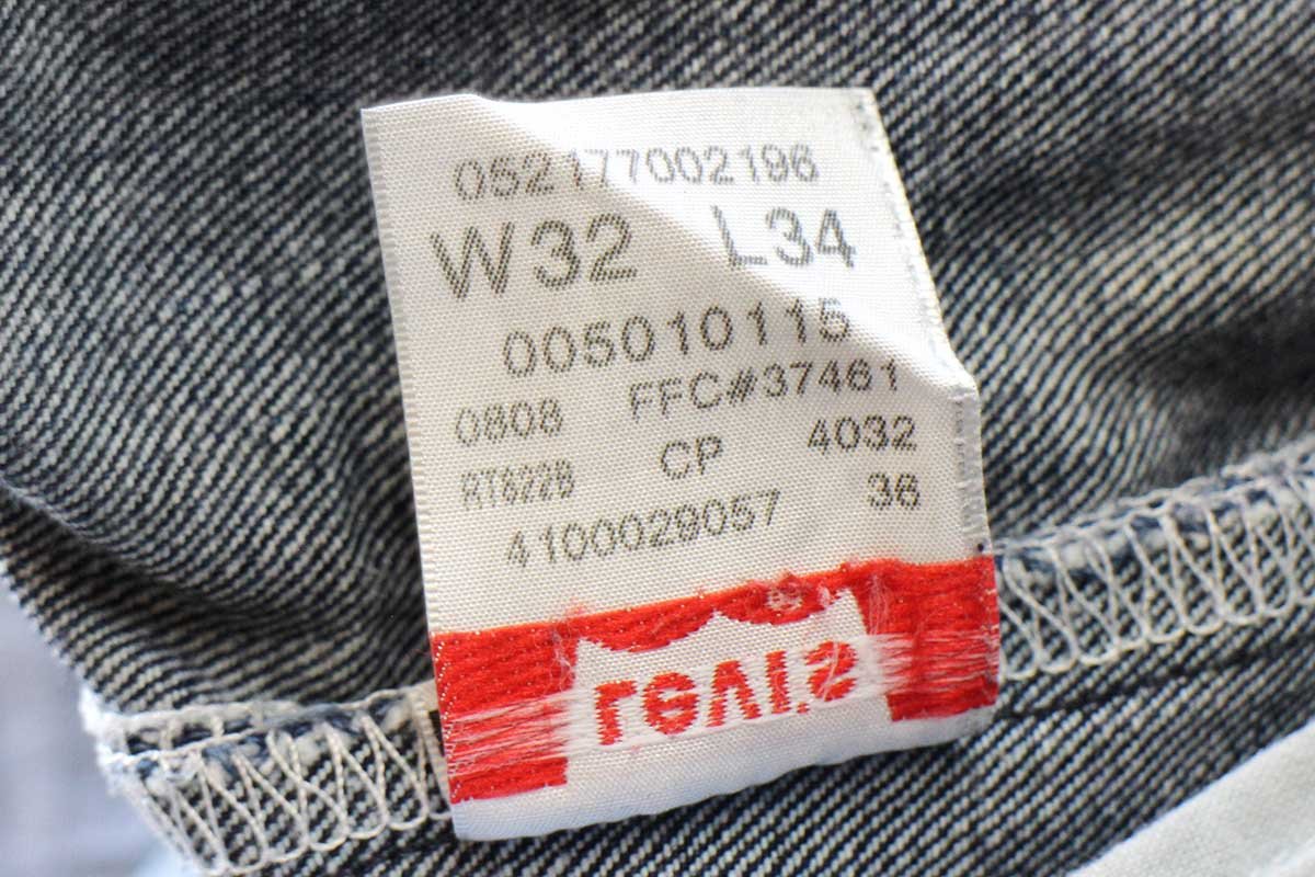 画像6: 00s メキシコ製 Levi'sリーバイス 501 デニムパンツ ヒゲ W32★SDP4355 (6)