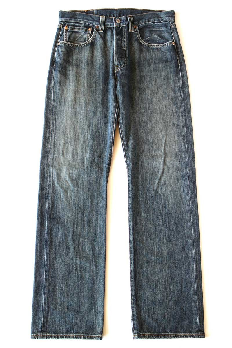 画像2: ポーランド製 Levi'sリーバイス 501 USED加工 デニムパンツ W31 L32★SDP4337 ユーロ (2)