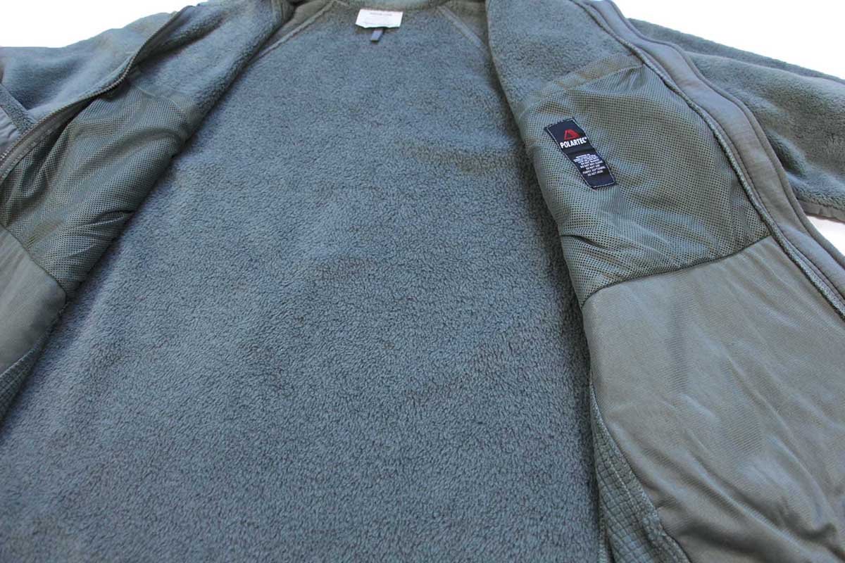 画像5: 00s 米軍 ECWCS GEN3 LEVEL3 POLARTEC フリースジャケット フォリアージグリーン M-L (5)