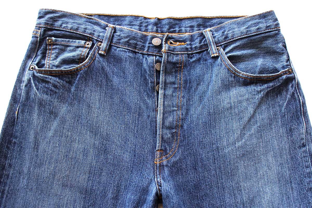 画像4: Levi'sリーバイス 501 USED加工 デニムパンツ W36 L30★SDP4353 (4)