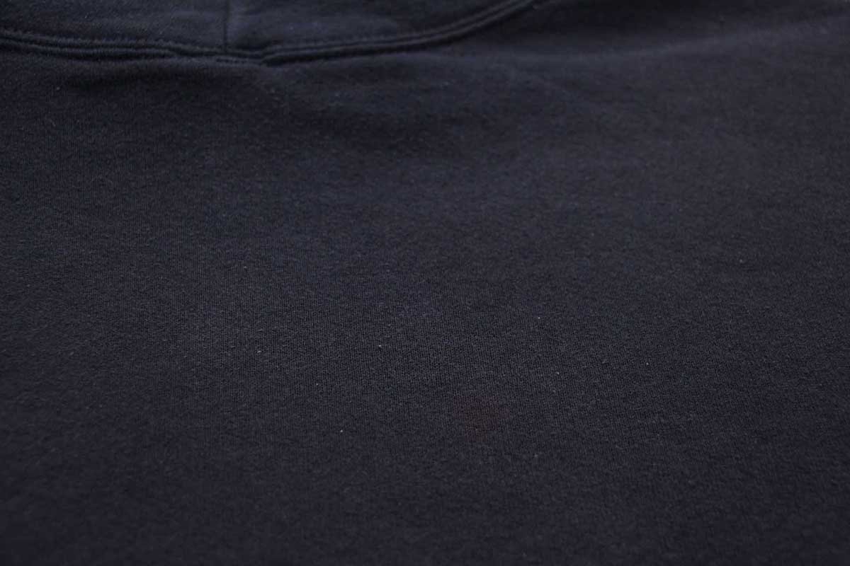 画像6: 90s USA製 RUSSELLラッセル 無地 スウェットパーカー 黒 XL★E フーディー ブランク (6)