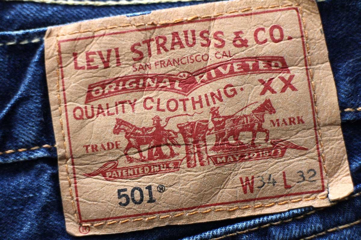 画像5: Levi'sリーバイス 501 ライトオンス デニムパンツ W34 L32★SDP4345 ユーロ (5)