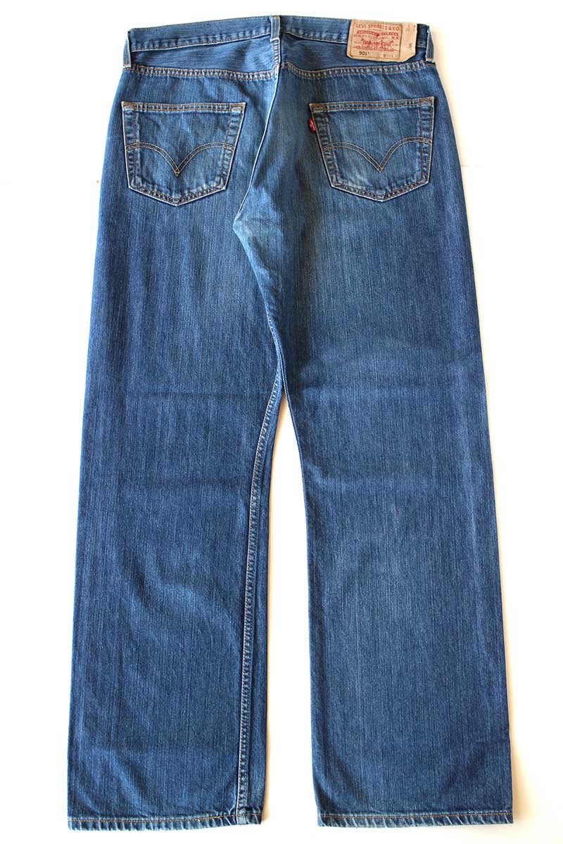 画像3: ハンガリー製 Levi'sリーバイス 501 USED加工 デニムパンツ W36 L32★SDP4350 ユーロ (3)