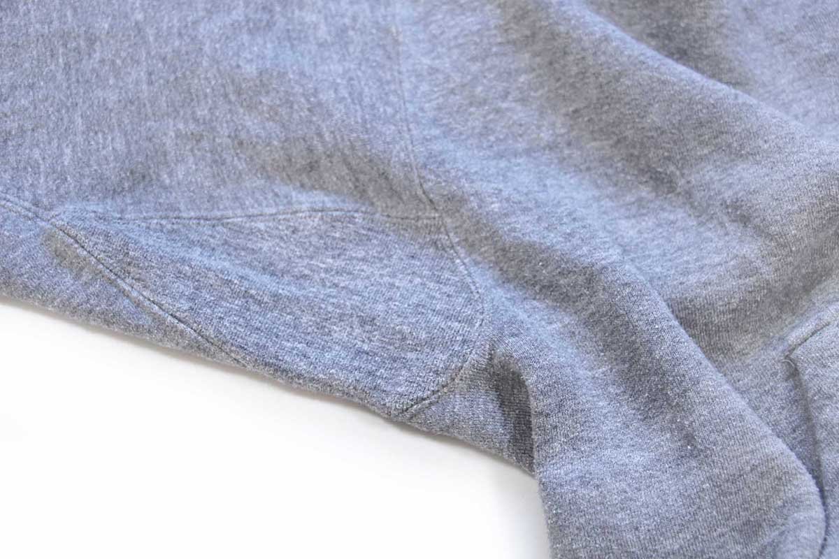 画像5: 80s USA製 RUSSELLラッセル 無地 スウェットパーカー 杢グレー M★フーディー ブランク (5)