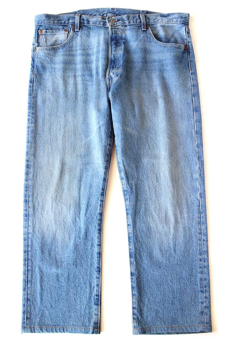 画像2: メキシコ製 LEVI'Sリーバイス PREMIUM 501'93 BIGE USED加工 ストレッチ デニムパンツ W38★SDP4354 (2)