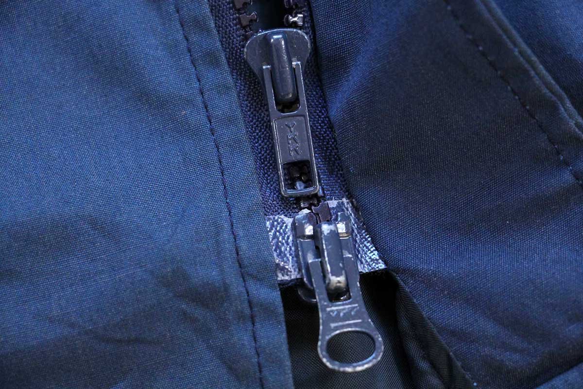 画像6: 80s USA製 Woolrichウールリッチ タータンチェック ウールライナー マウンテンパーカー 紺 M (6)