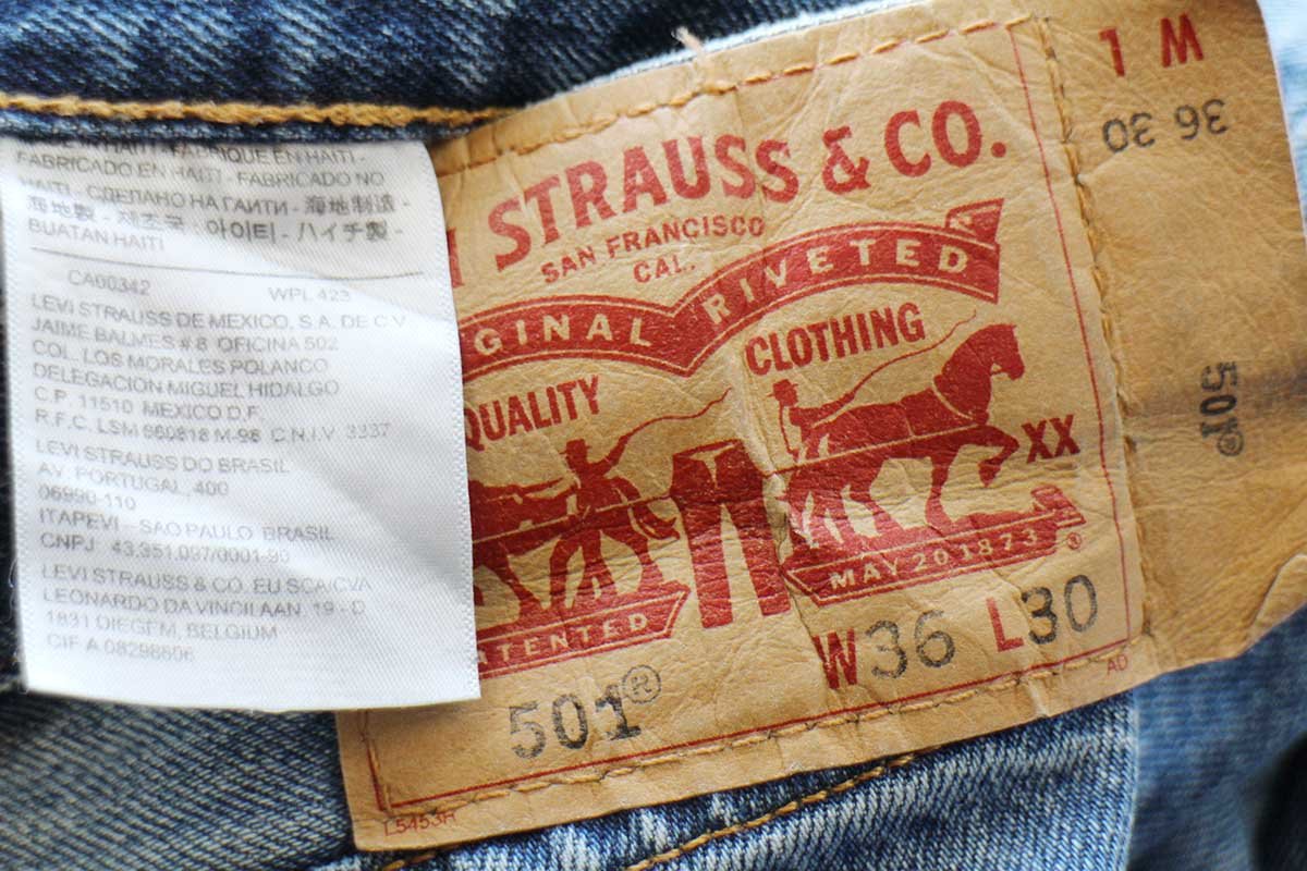 画像5: Levi'sリーバイス 501 USED加工 デニムパンツ W36 L30★SDP4349 (5)