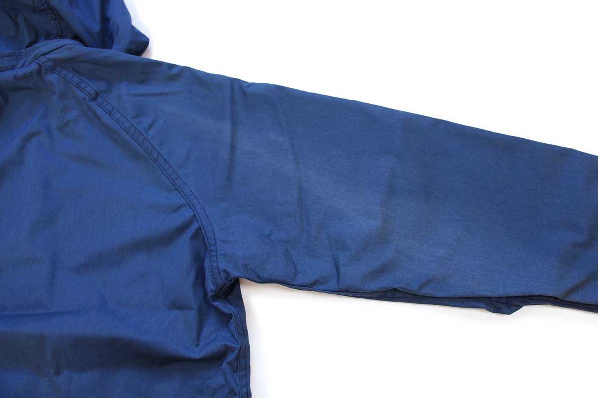 画像8: 80s USA製 Woolrichウールリッチ タータンチェック ウールライナー マウンテンパーカー 紺 M (8)