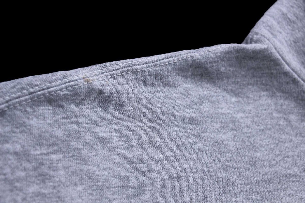 画像6: 90s メキシコ製 RUSSELLラッセル 無地 スウェットパーカー 杢グレー XL★B フーディー ブランク (6)