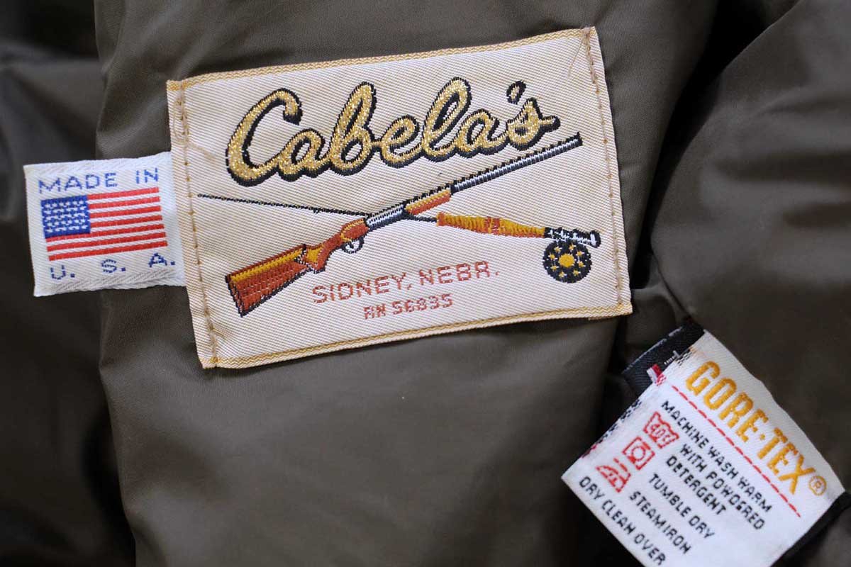 画像4: 90s USA製 Cabela'sカベラス ダックハンターカモ Thinsulate中綿入り GORE-TEXゴアテックス ナイロン マウンテンパーカー (4)