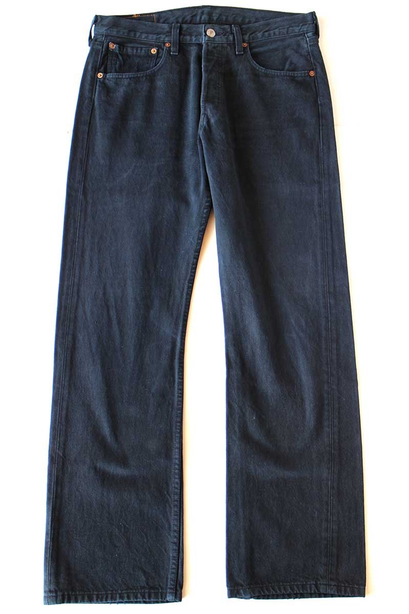 画像2: Levi'sリーバイス 501 ブラック デニムパンツ W32 L30★SDP4356 (2)