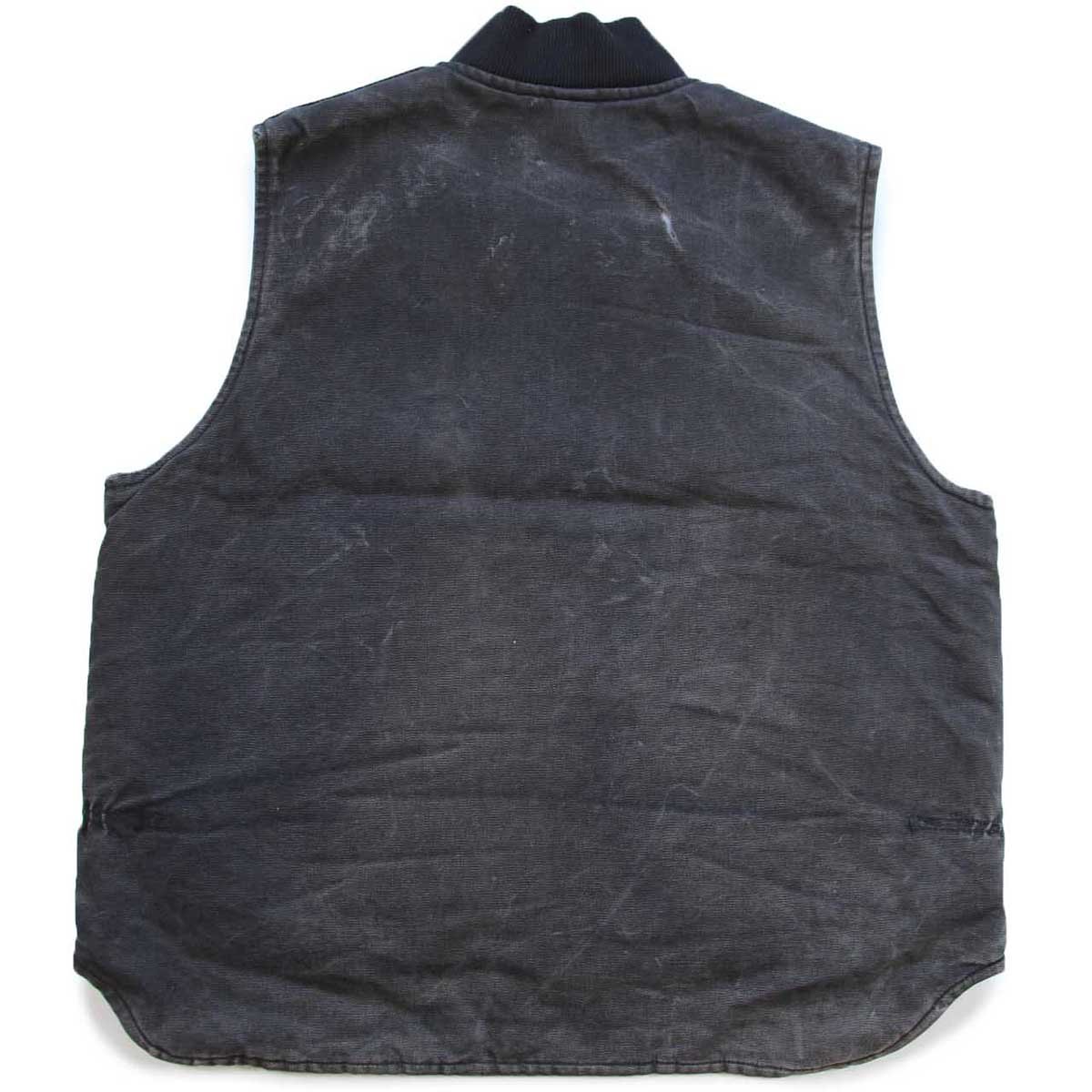 00s USA製 carharttカーハート キルティングライナー ダックベスト 黒