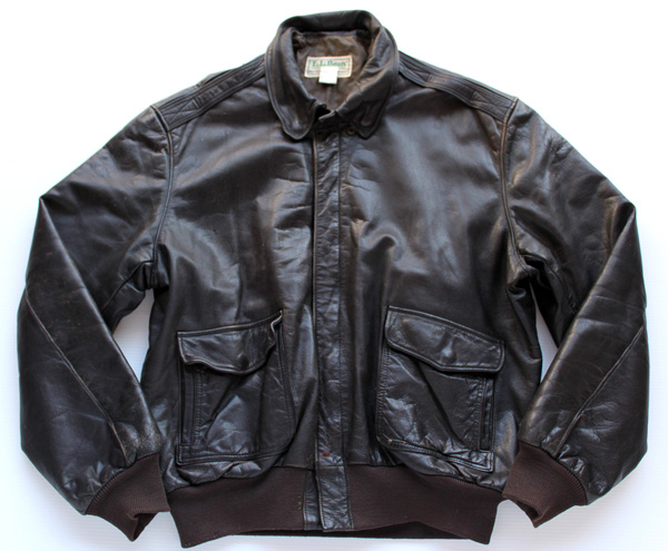 80s L.L.Bean A-2type レザージャケット