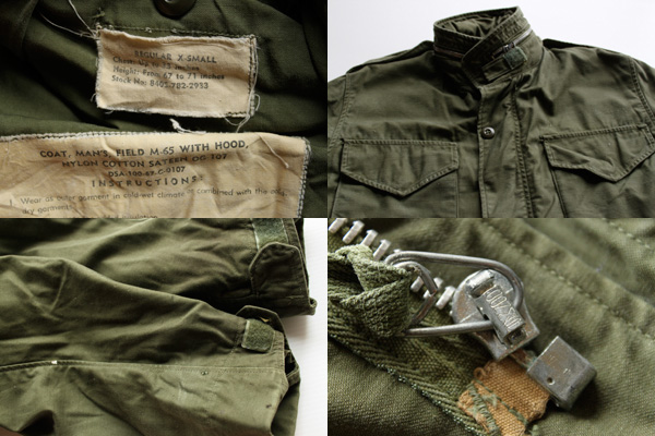 60s 米軍 U.S.ARMY M-65フィールドジャケット XS-R - Sixpacjoe Web Shop