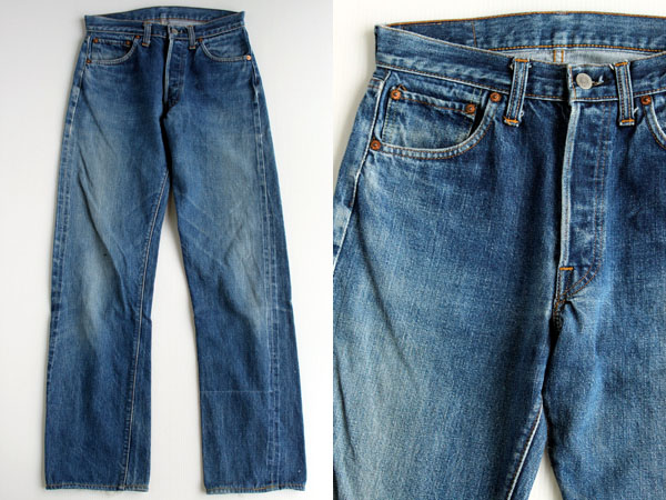 70s USA製 Levi'sリーバイス 501 シングル 66前期 デニムパンツ W29 L36 - Sixpacjoe Web Shop