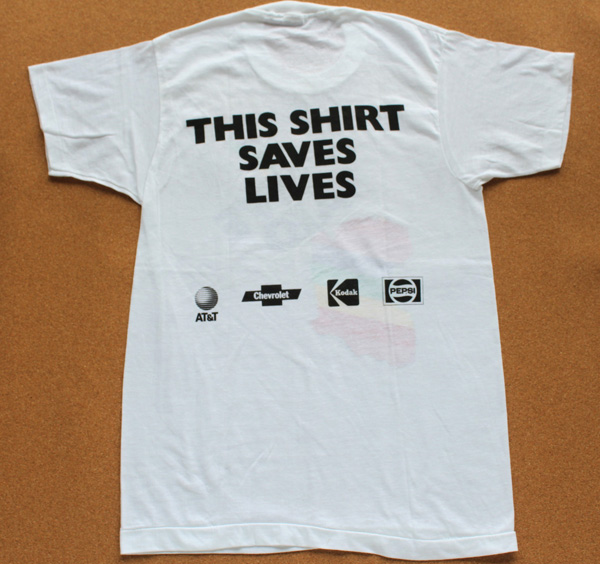 デッドストック☆80s USA製 LIVE AID Tシャツ M - Sixpacjoe Web Shop
