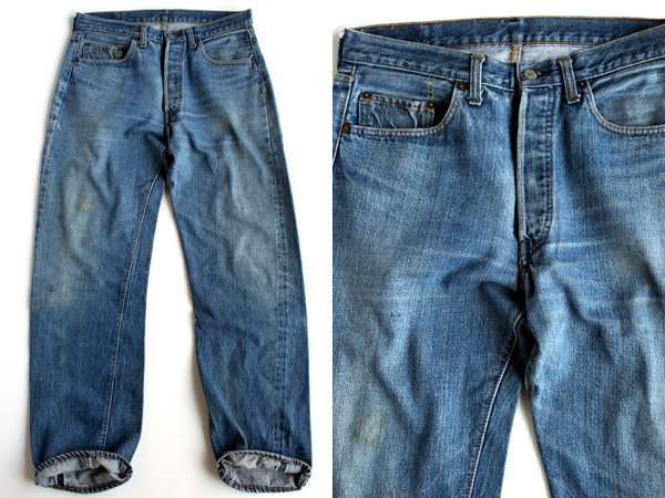 70s USA製 Levi'sリーバイス 501 シングル 66前期 デニムパンツ W34 L34 - Sixpacjoe Web Shop