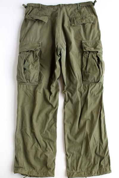 s 米軍 U.S.ARMY ジャングルファティーグパンツ ノンリップ 3rd M S