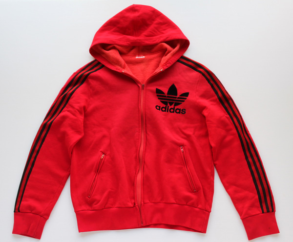 宅配便配送 Adidasナイロンパーカージャージ/アディダス80's kemio