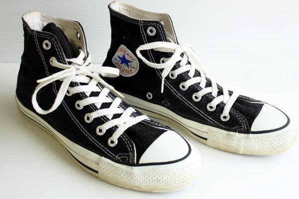 90s USA製 CONVARSEコンバース ALLSTARオールスター HI 黒 8 