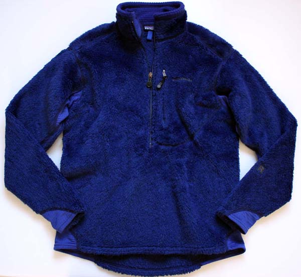 00s USA製 patagoniaパタゴニア R2 POLARTEC フリース プルオーバー 青 