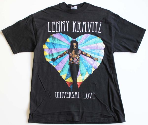 90s USA製 Hanes LENNY KRAVITZレニー クラヴィッツ Tシャツ L 
