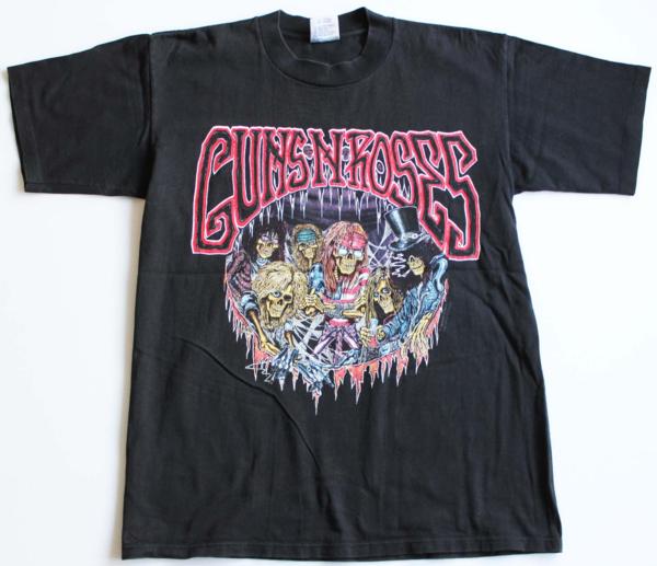 90s USA製 GUNS N' ROSESガンズアンドローゼズ USE YOUR ILLUSION TOUR 
