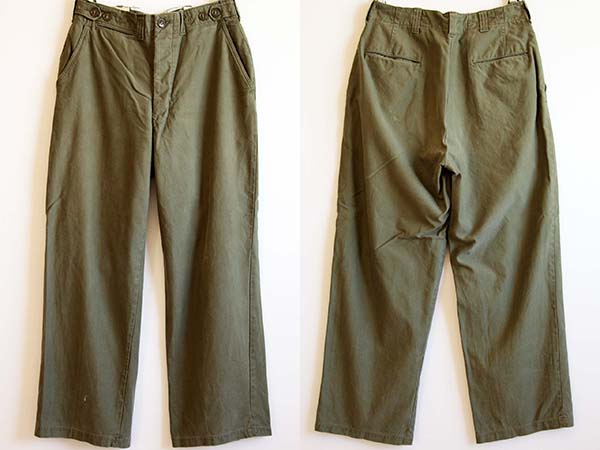 40s 米軍 U.S.ARMY M-43 フィールドパンツ w30 L32 - Sixpacjoe Web Shop