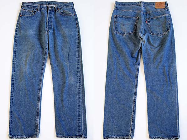 80s USA製 Levi'sリーバイス 501 赤耳 デニムパンツ w35 L33 