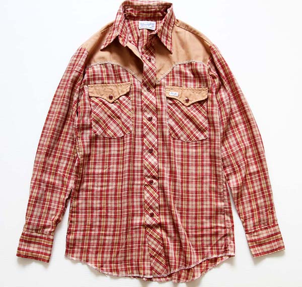 wrangler 70's Western Plaid Shirts - シャツ