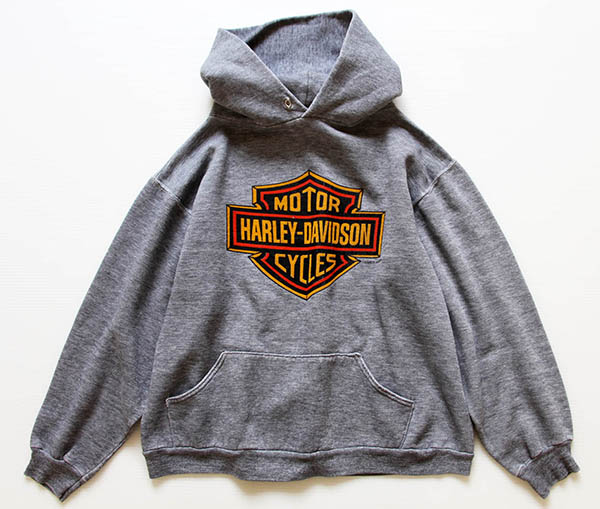 80s HARLEY-DAVIDSONハーレー ダビッドソン ロゴ スウェットパーカー 