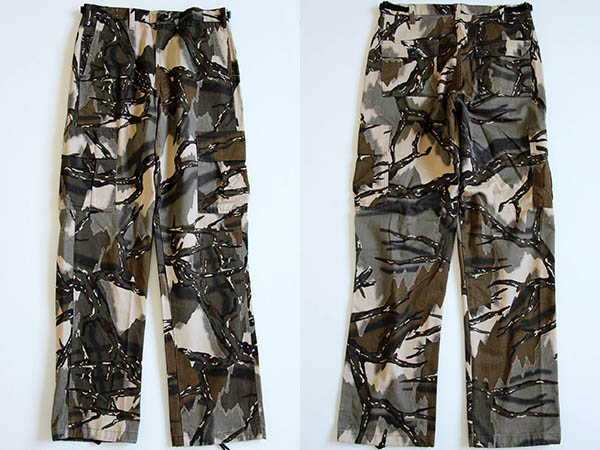 90s USA製 PREDATOR CAMOUFLAGE プレデターカモ カーゴパンツ M 