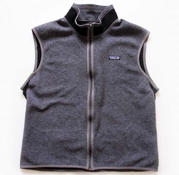 ホワイトブラウン ◇パタゴニア patagonia フリース ベスト L MADE IN
