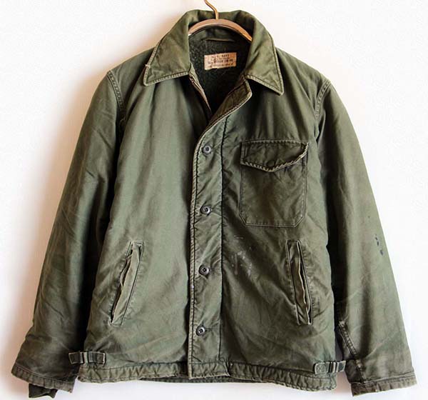 60s U.S.NAVY A-2 デッキ ジャケット 初期 SMALL 1962