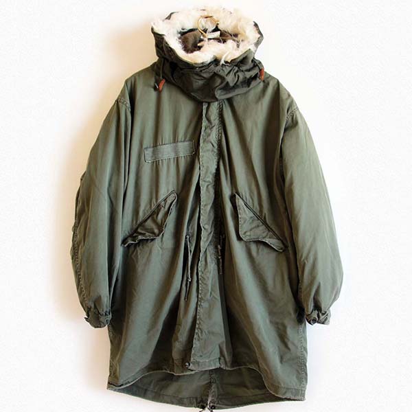 70s 米軍 U.S.ARMY キルティングライナー&フード付き M-65 パーカー M