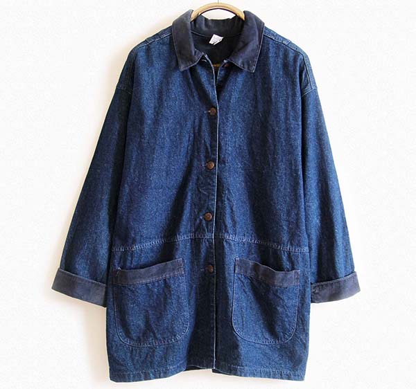90s USA製 OSHKOSH B'GOSH デニム コート XL - Sixpacjoe Web Shop