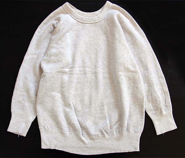 60s HANES WIND SHIELD 無地 スウェット オートミール M - Sixpacjoe 